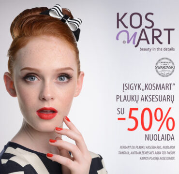 VITRINA PRO nuolaida antram „Kosmart“ plaukų aksesuarui