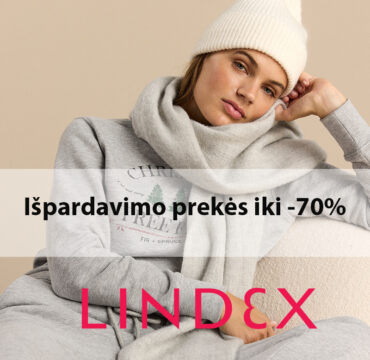 LINDEX žiemos išpardavimas iki 70%