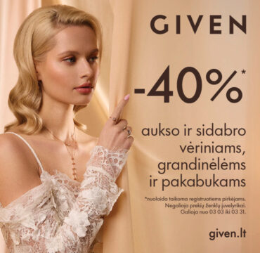 GIVEN nuolaidos kaklo papuošalams ir apyrankėms