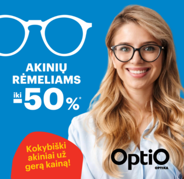 OPTIO optikoje – didžiausios metų nuolaidos!