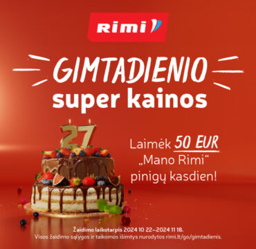 RIMI | Gimtadienio super kainos