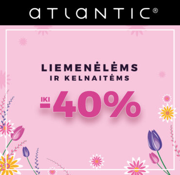ATLANTIC – liemenėlėms ir kelnaitėms net iki -40%!