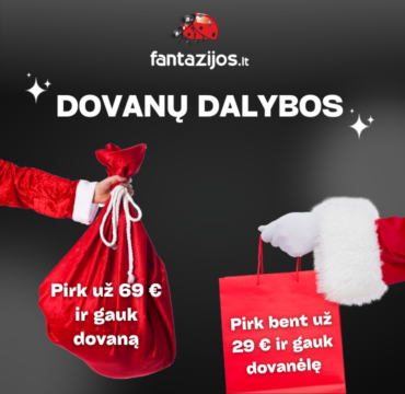 FANTAZIJOS.LT – dovanų dalybos!