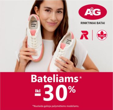 A&G/RIEKER – bateliams iki -30%!