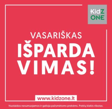 KIDZONE – vasaros išpardavimas drabužiams ir avalynei!