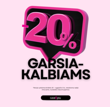 CASE4YOU – 20% nuolaida garsiakalbiams!