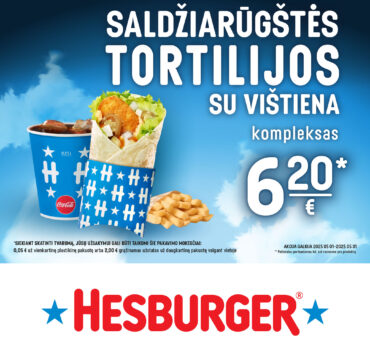 HESBURGER mėnesio pasiūlymas