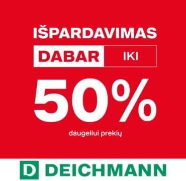 DEICHMANN nuolaidos iki -50%!