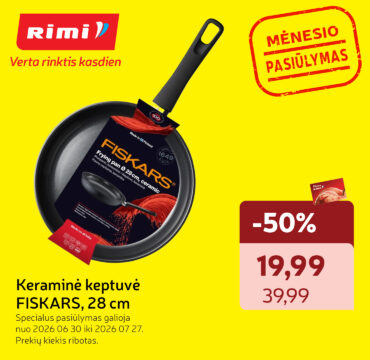 Mėnesio pasiūlymas RIMI parduotuvėse!