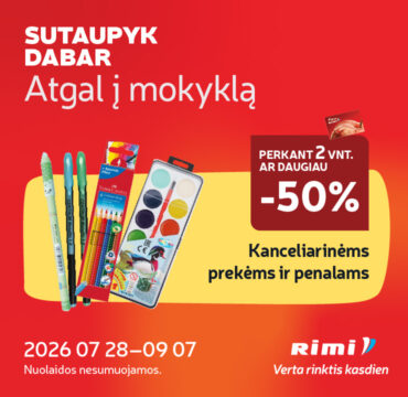 Pasiruošk mokyklai su RIMI!