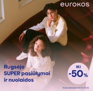 EUROKOS rugsėjo SUPER pasiūlymai ir nuolaidos!