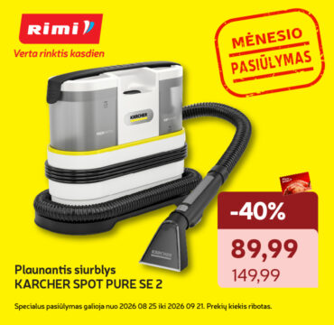 Mėnesio pasiūlymas RIMI parduotuvėje