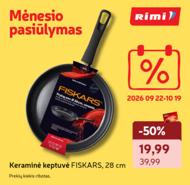 Mėnesio pasiūlymas RIMI parduotuvėje!